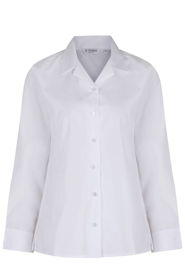 St Michael's – Long Sleeved White Blouses (Twin Pack)