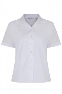St Michael's – Short Sleeved White Blouses (Twin Pack)
